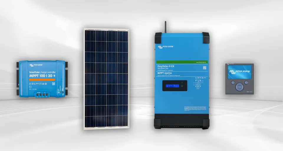 Echipamente Victron Energy pentru sistem fotovoltaic hibrid