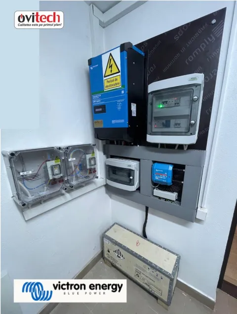 Montaj sistem fotovoltaic 5,4 kW monofazat, jud. Neamț — fotografia 5