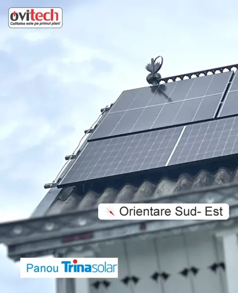 Montaj sistem fotovoltaic 5,4 kW monofazat, jud. Neamț — fotografia 10