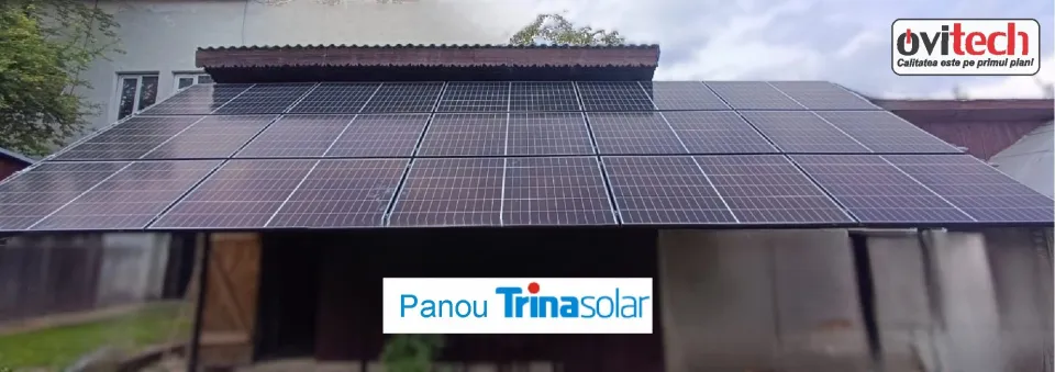 Montaj sistem fotovoltaic 5 kWp monofazat Victron Energy, jud. Neamț — fotografia 10