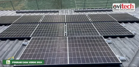 Montaj sistem fotovoltaic 6 kW monofazat, jud. Neamț — fotografia 6