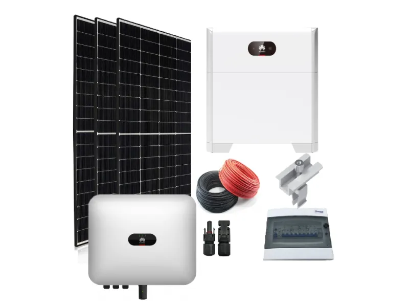 Pachet Huawei: invertor SUN2000, baterie LUNA2000 și panouri fotovoltaice