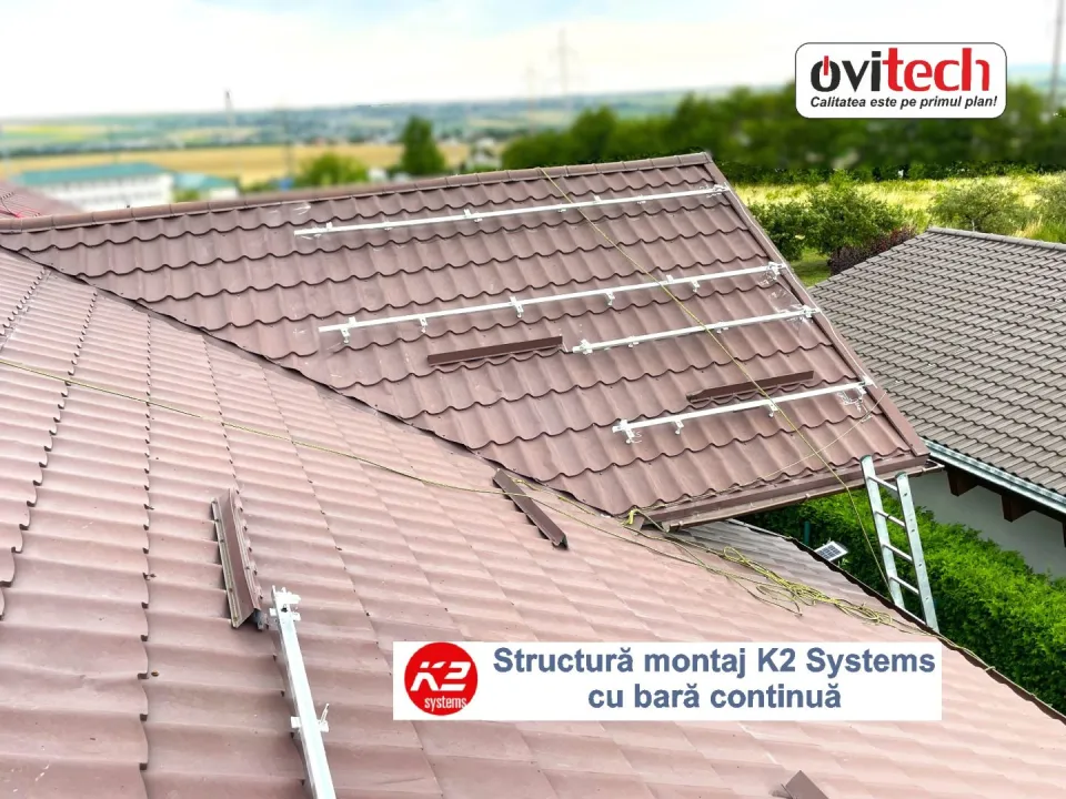 Sistem fotovoltaic 6 kW cu baterie Huawei 10 kWh, jud. Suceava — panouri fotovoltaice montate de Ovitec